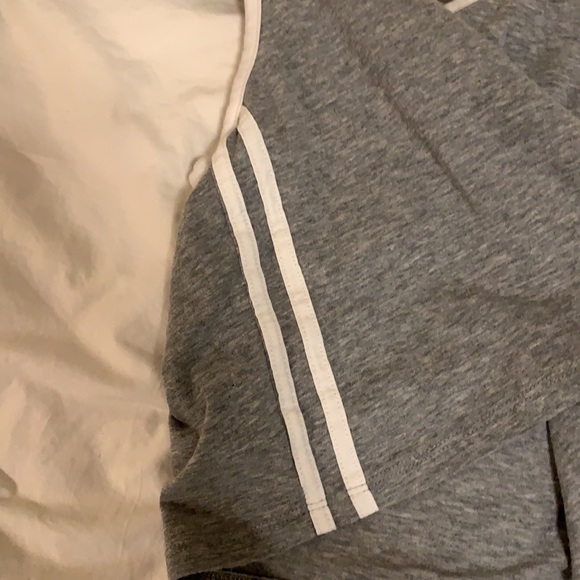 Striped Gray Cropped Tank - Picture 3 of 3